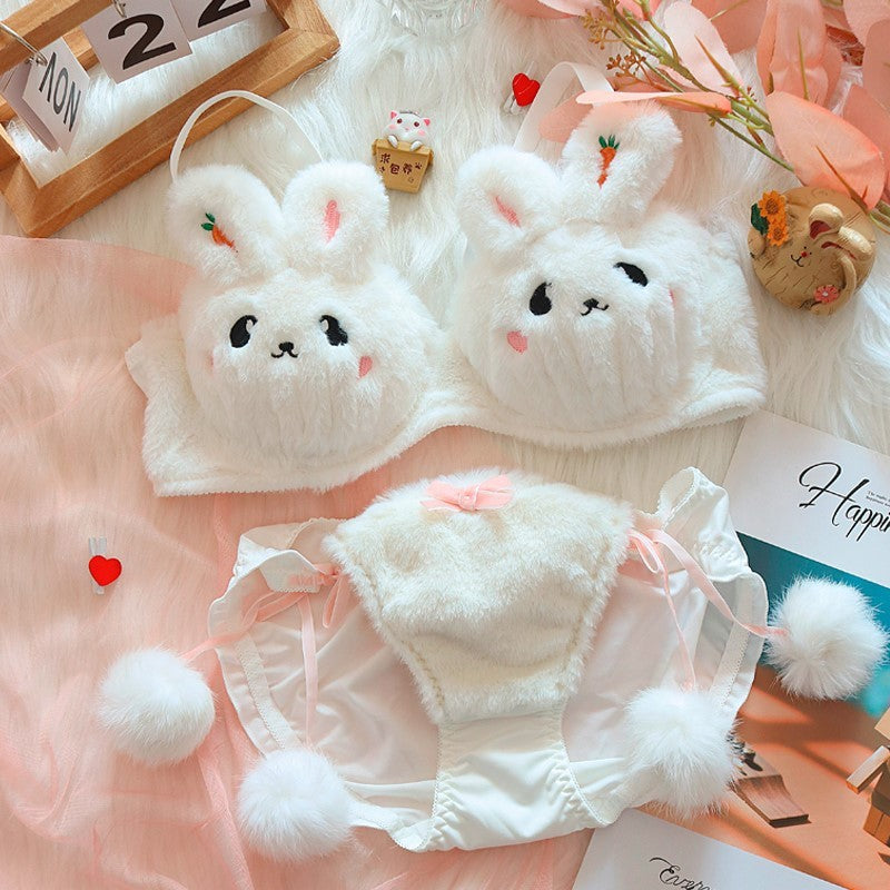 🌙 MoonRabbit™ Plush Bra Panties Set