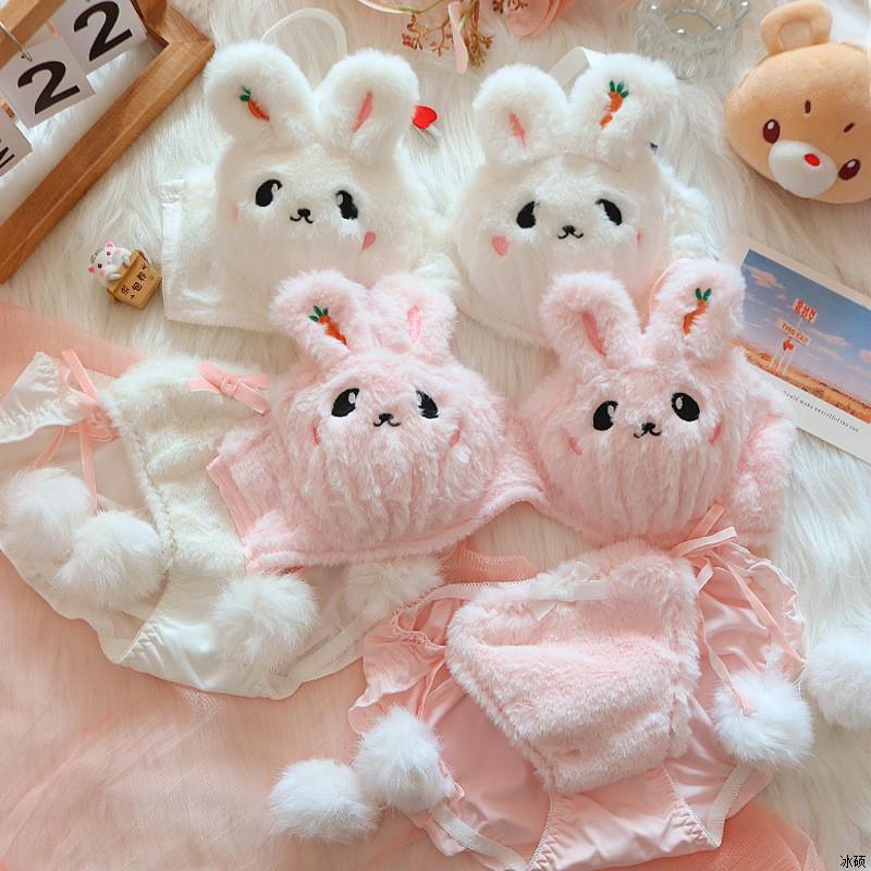 🌙 MoonRabbit™ Plush Bra Panties Set