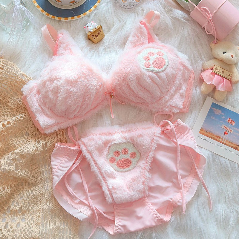 🌙 MoonRabbit™ Plush Bra Panties Set