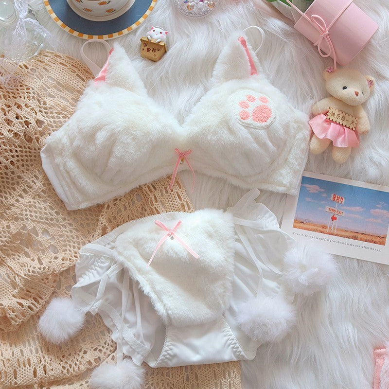 🌙 MoonRabbit™ Plush Bra Panties Set