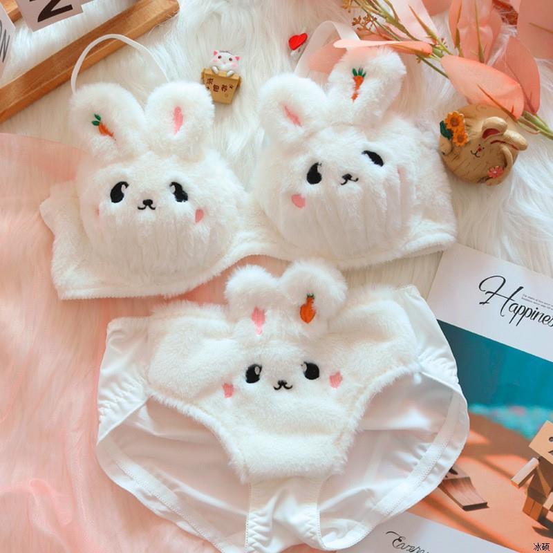 🌙 MoonRabbit™ Plush Bra Panties Set