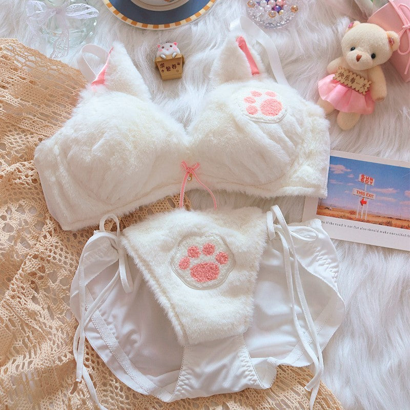 🌙 MoonRabbit™ Plush Bra Panties Set