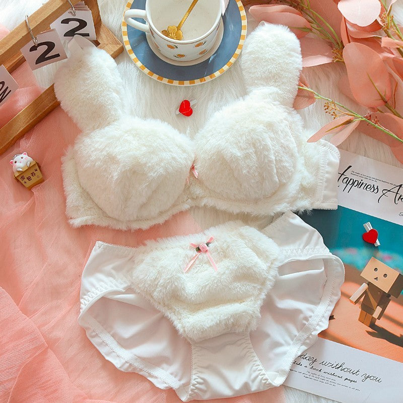 🌙 MoonRabbit™ Plush Bra Panties Set