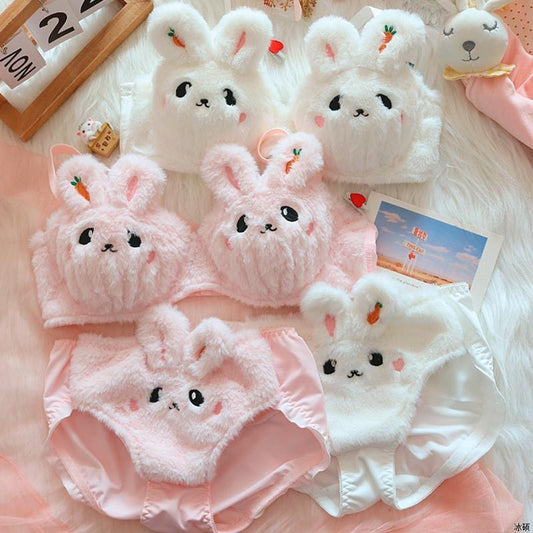 🌙 MoonRabbit™ Plush Bra Panties Set