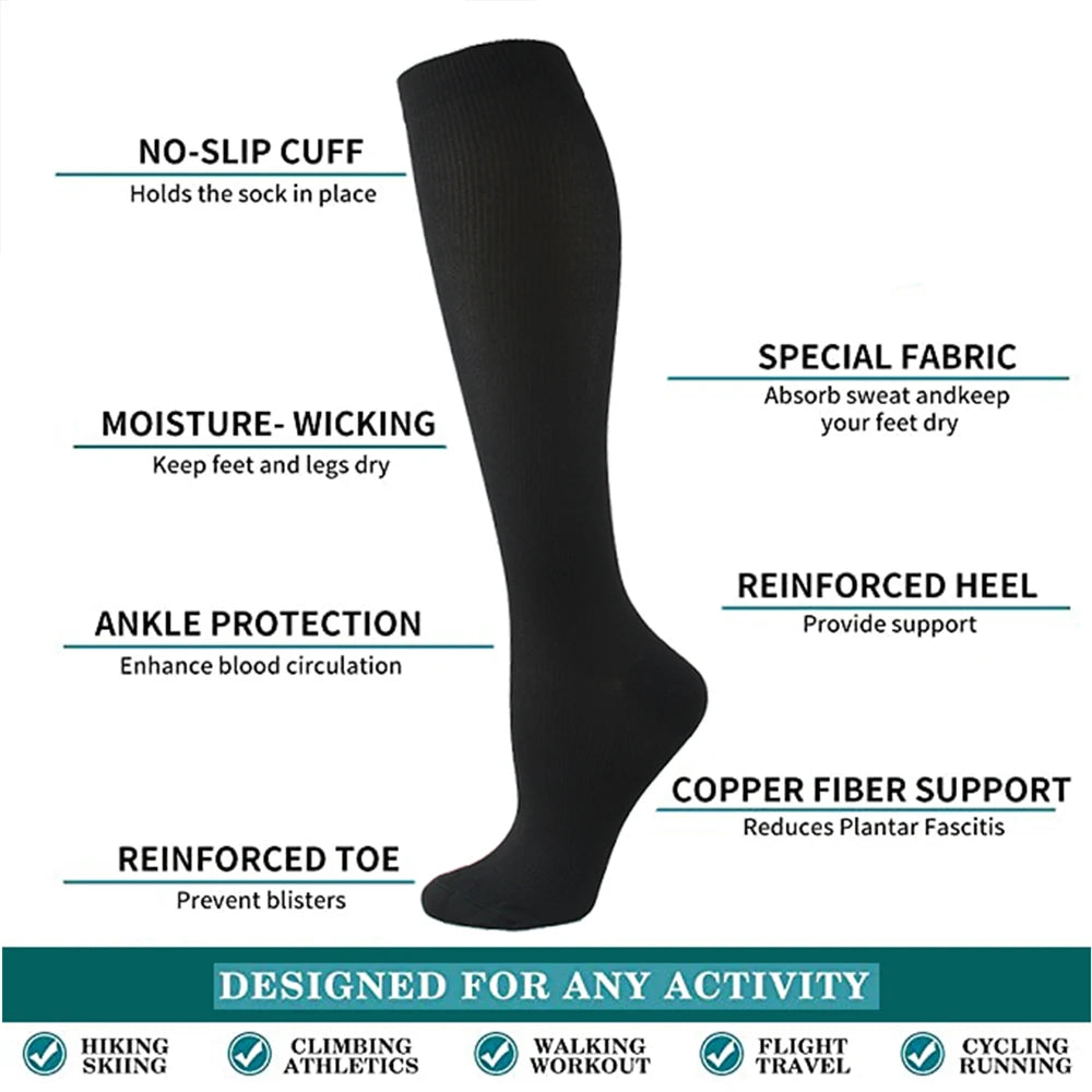 Compression Socks – Anti-Fatigue & Varicose Vein Relief