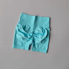 Peach Hip-Lifting Sports Shorts – High-Waist & Slimming