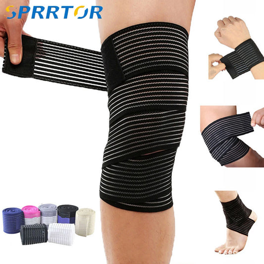 Elastic Compression Bandage – Sports Support Wrap