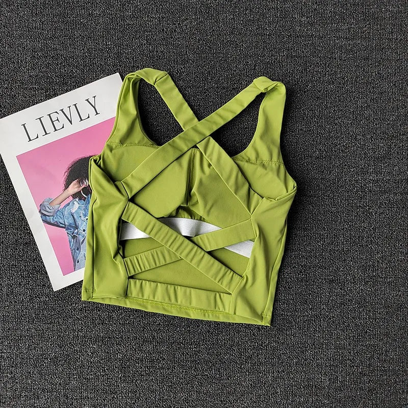 Women’s Push-Up Sports Bra – Breathable Fitness Support