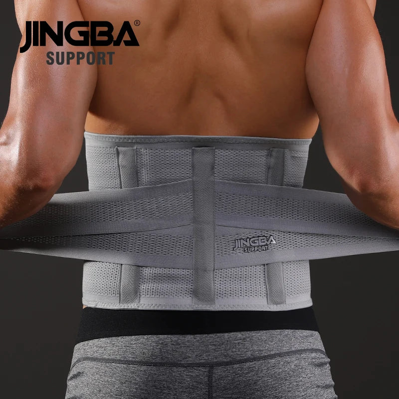 JINGBA Waist & Back Support Belt – Sweat & Slim Trainer
