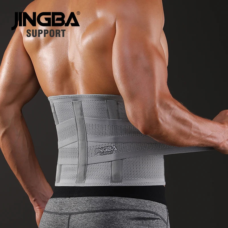 JINGBA Waist & Back Support Belt – Sweat & Slim Trainer