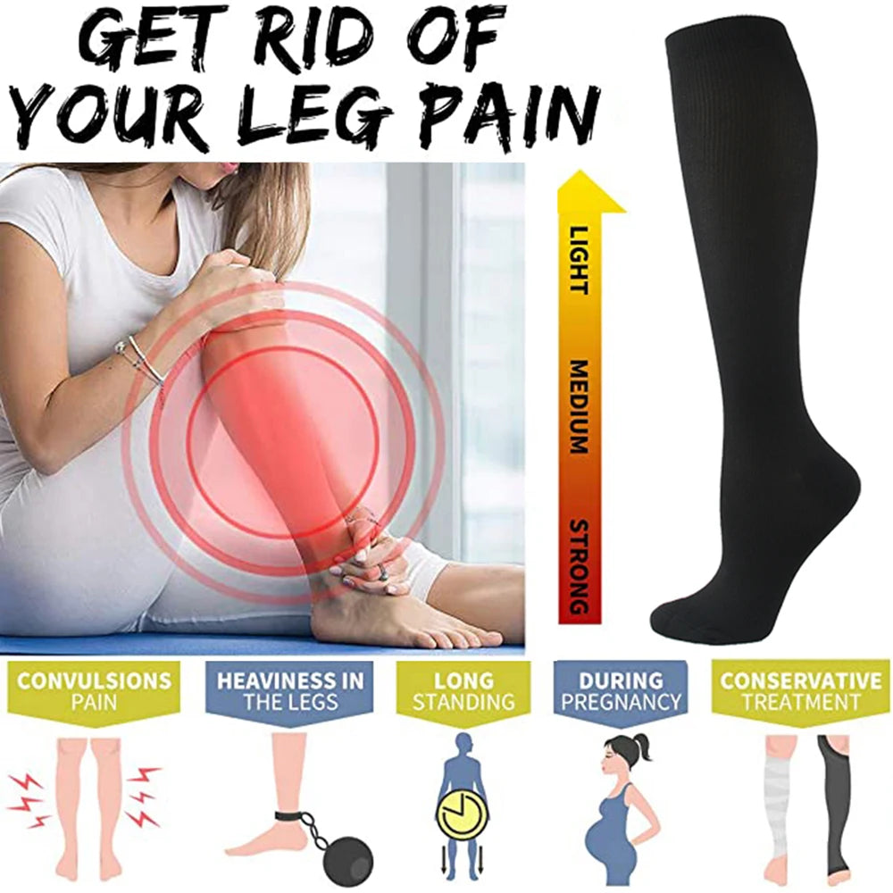 Compression Socks – Anti-Fatigue & Varicose Vein Relief