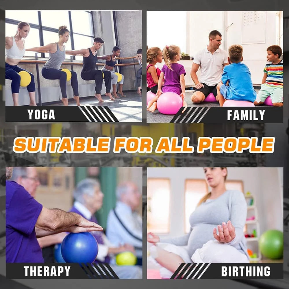 9-Inch Mini Yoga Ball – Anti-Burst & Slip-Resistant