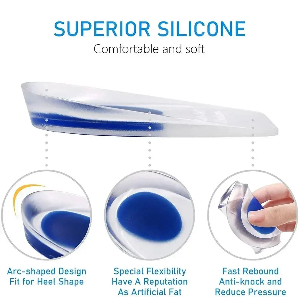 Silicone Gel Heel Cushions – Pain Relief & Comfort