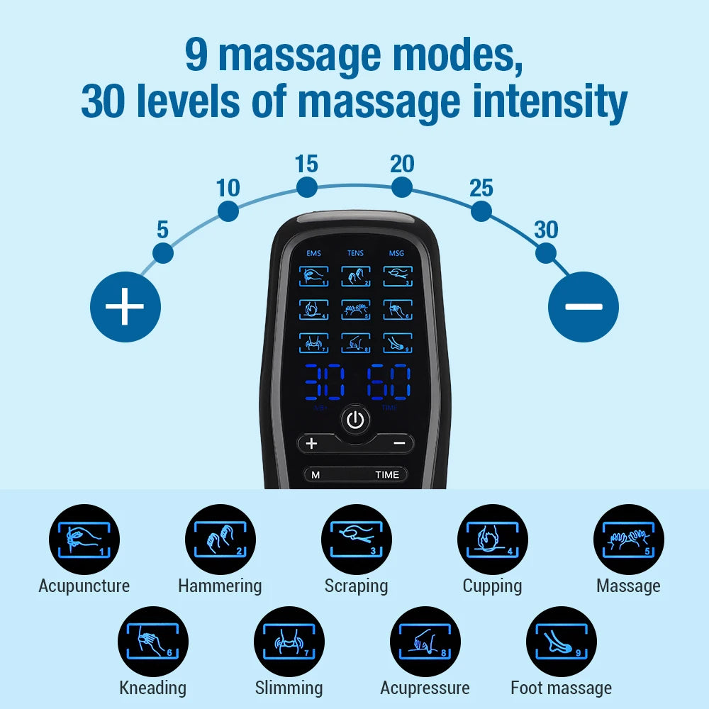 TENS/ EMS Muscle Stimulator – Electric Body Massage & Therapy