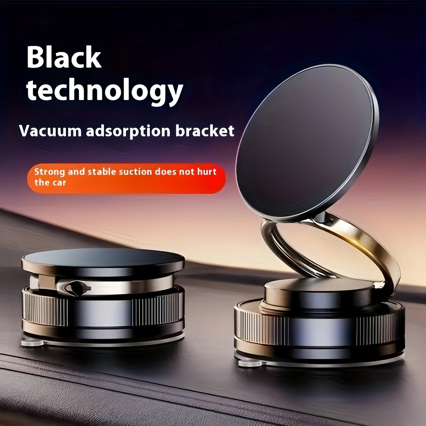 Multi-Functional Car & Desk Stand – Vacuum Magnetic Mount