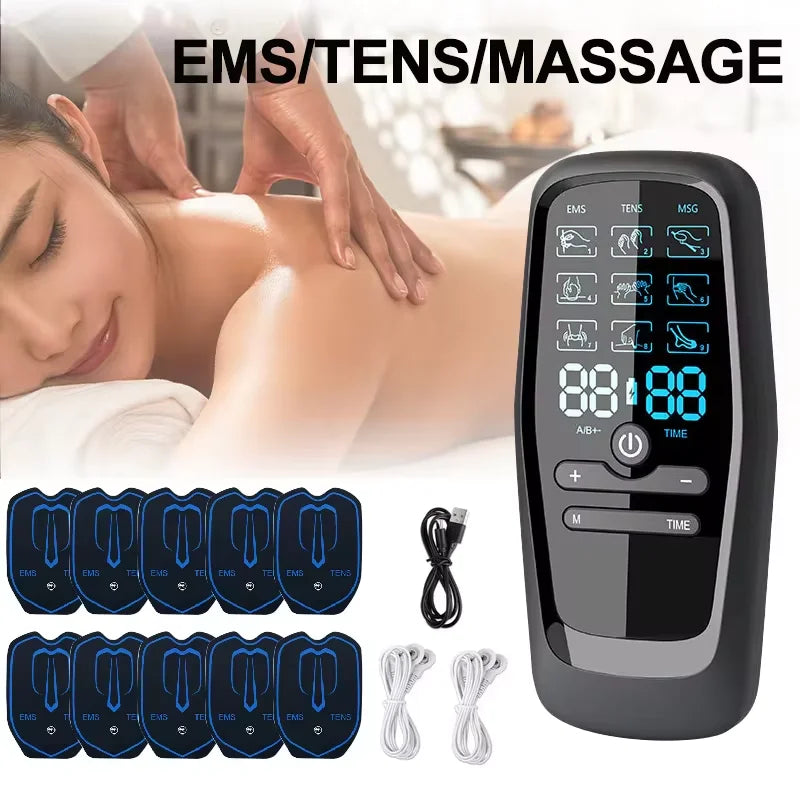 TENS/ EMS Muscle Stimulator – Electric Body Massage & Therapy