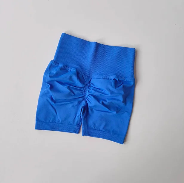 Peach Hip-Lifting Sports Shorts – High-Waist & Slimming