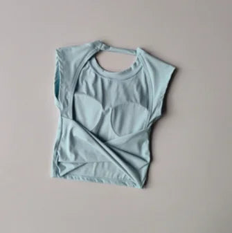 Backless Sports Top – Slim Fit & Quick-Dry
