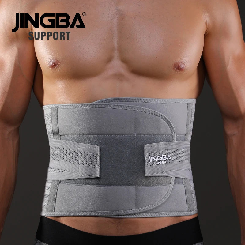 JINGBA Waist & Back Support Belt – Sweat & Slim Trainer