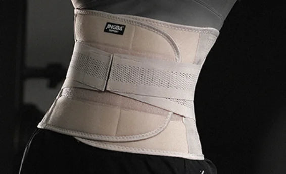 JINGBA Waist & Back Support Belt – Sweat & Slim Trainer