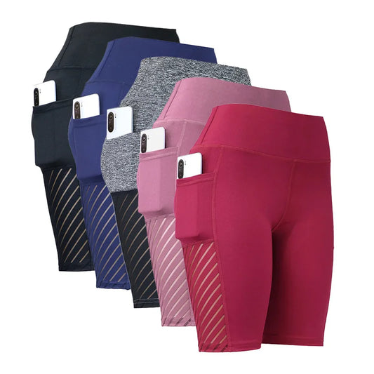 High-Waist Yoga Shorts – Quick-Dry & Hip-Lifting