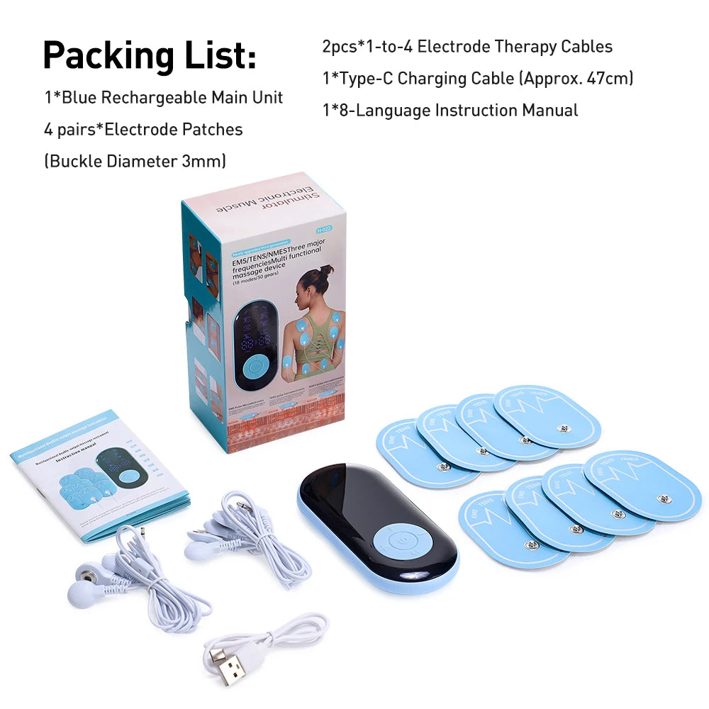 TENS/ EMS Muscle Stimulator – Electric Body Massage & Therapy