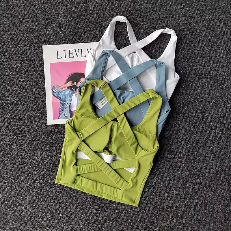 Women’s Push-Up Sports Bra – Breathable Fitness Support