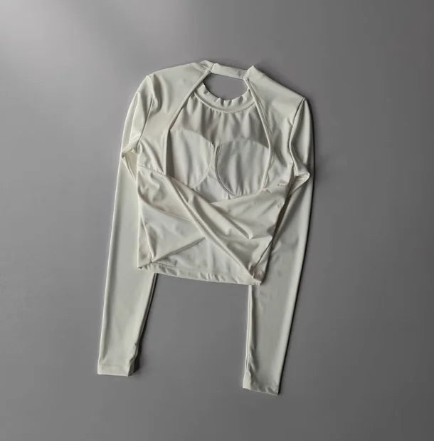 Backless Sports Top – Slim Fit & Quick-Dry