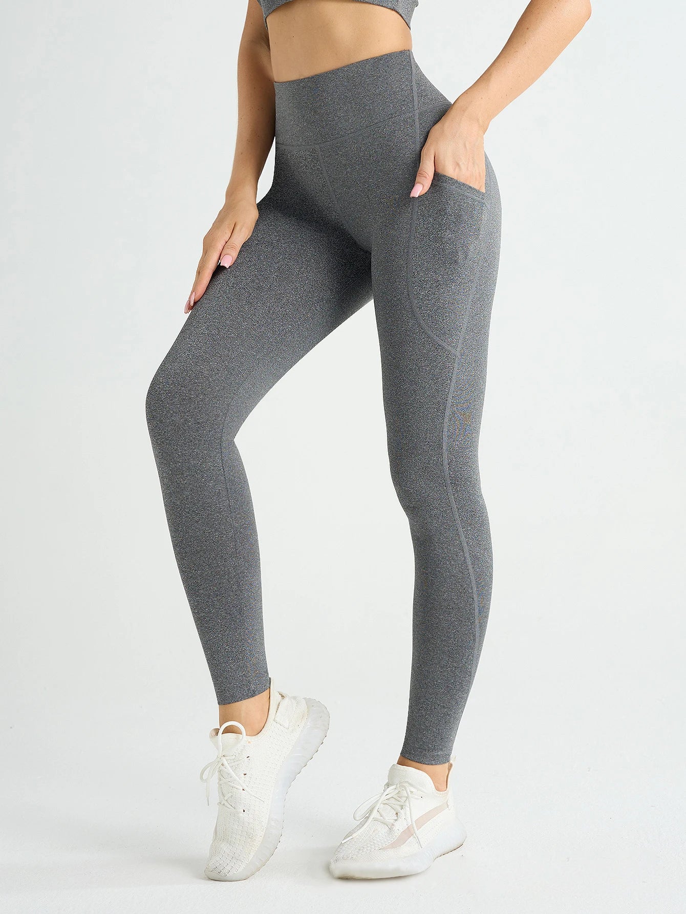High-Waist Leggings with Pockets – Stretch & Lift