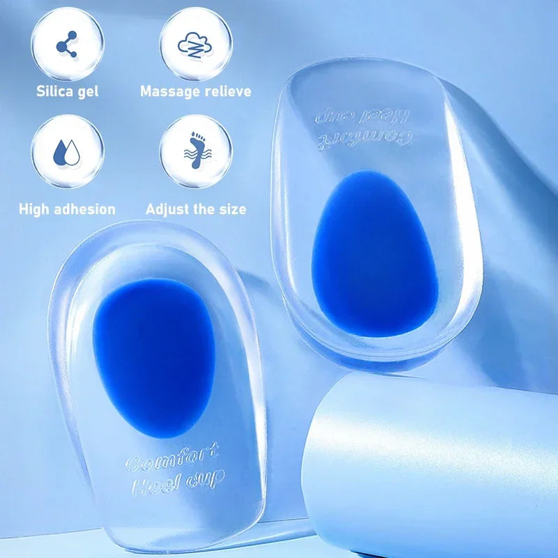 Silicone Gel Heel Cushions – Pain Relief & Comfort