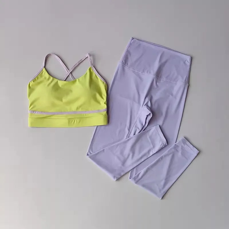 Women’s 2-Piece Yoga Set – High-Waist Activewear
