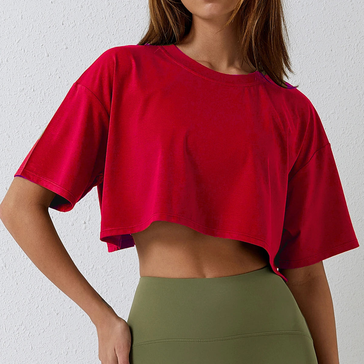Women’s Cotton Crop Top – Breathable & Stylish