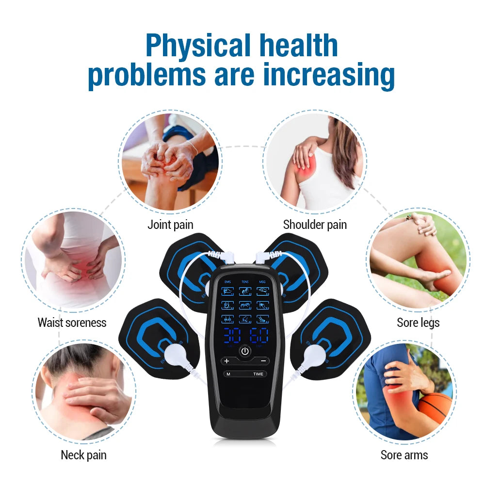 TENS/ EMS Muscle Stimulator – Electric Body Massage & Therapy