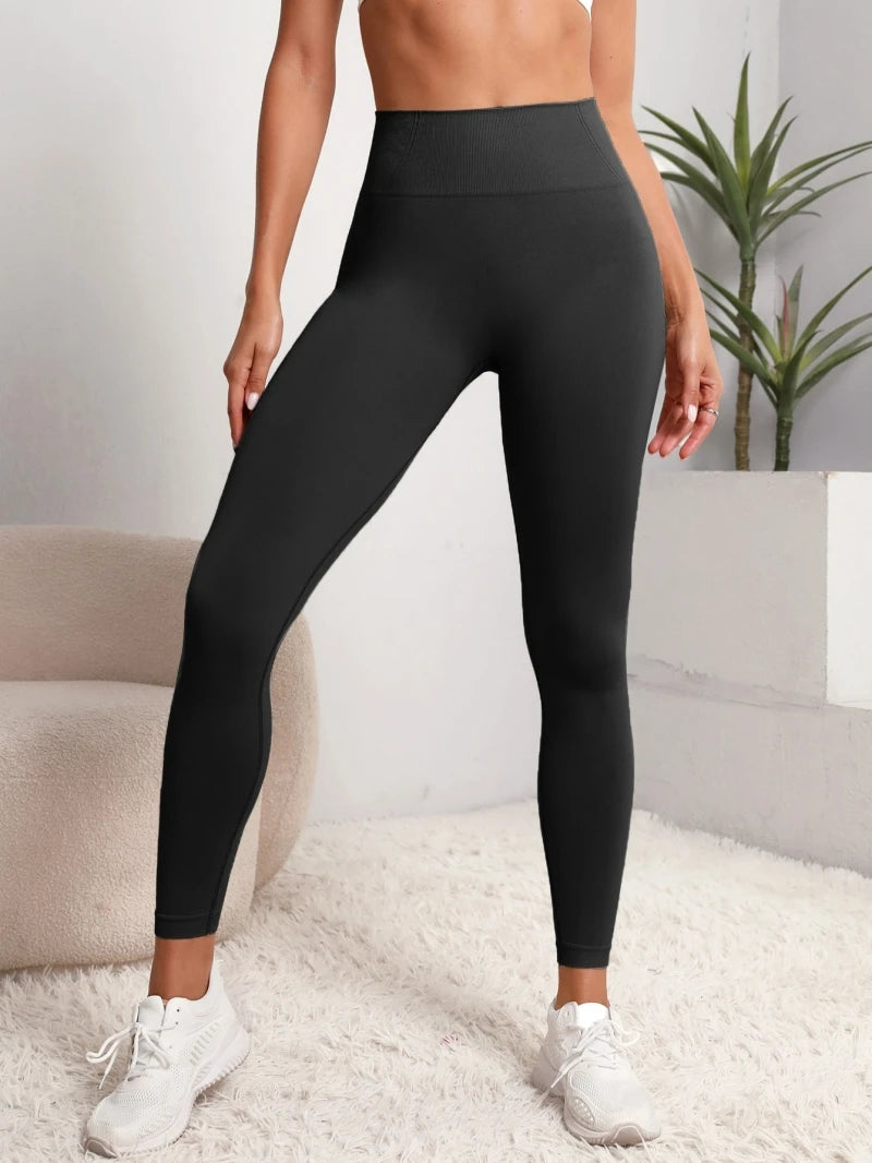 High-Waist Yoga Leggings – Tummy Control & Comfort