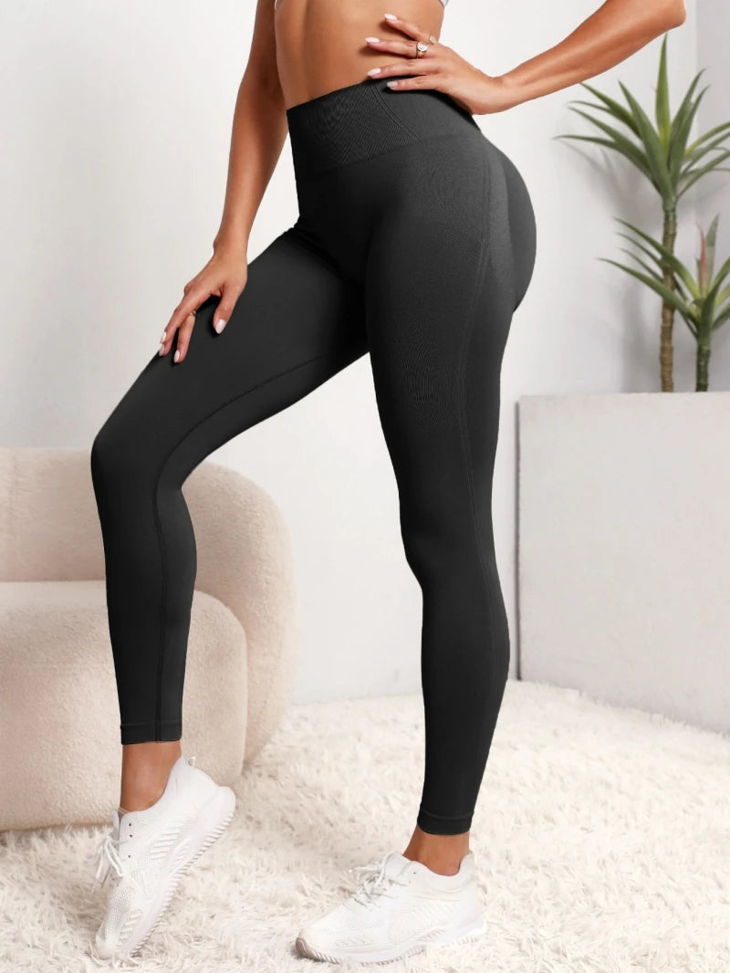 High-Waist Yoga Leggings – Tummy Control & Comfort