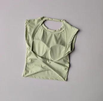 Backless Sports Top – Slim Fit & Quick-Dry
