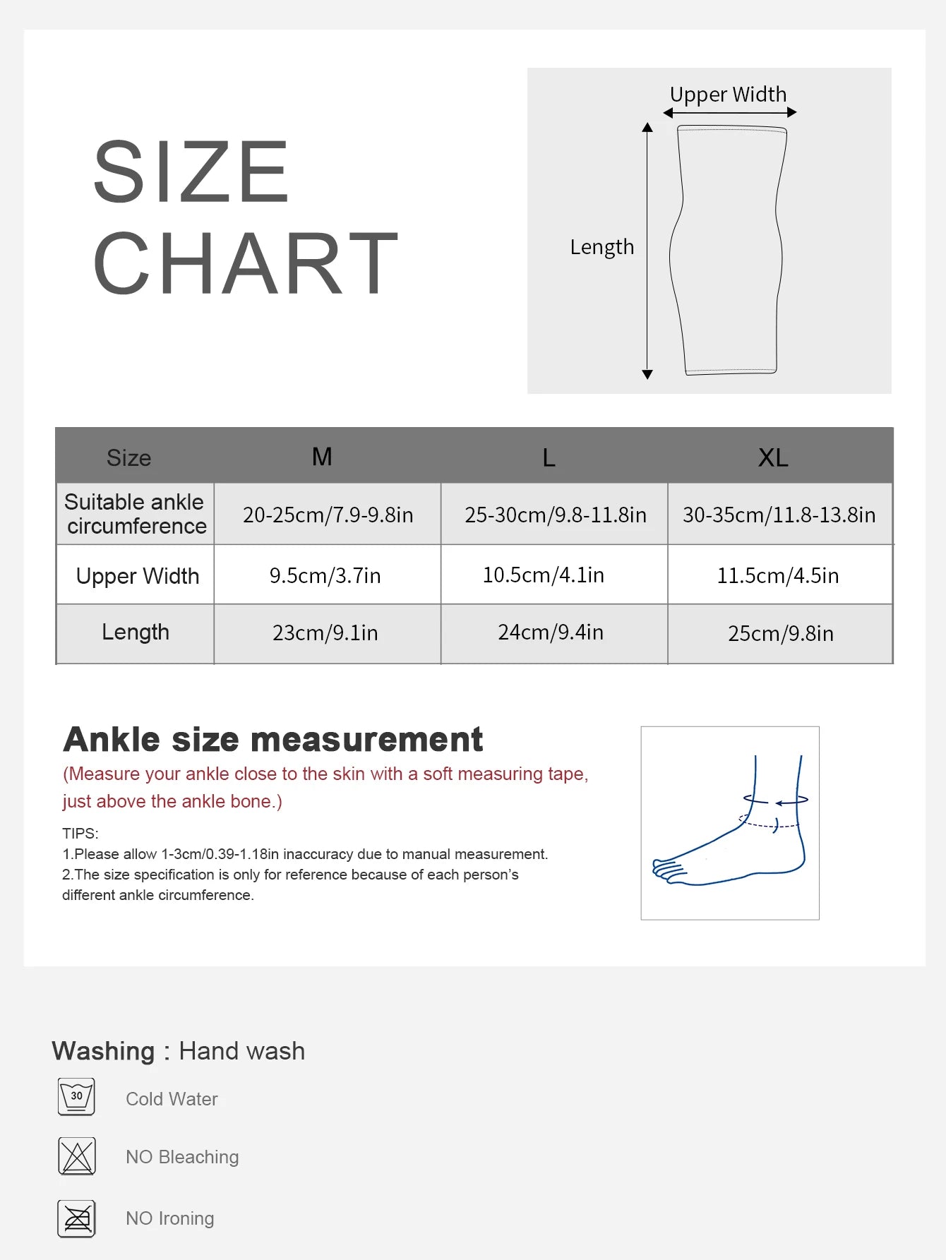 Elastic Ankle Support Brace – Breathable & Comfortable