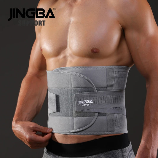 JINGBA Waist & Back Support Belt – Sweat & Slim Trainer