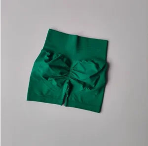 Peach Hip-Lifting Sports Shorts – High-Waist & Slimming