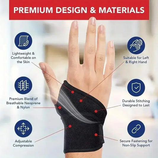 Adjustable Wrist Brace – Support & Carpal Tunnel Relief