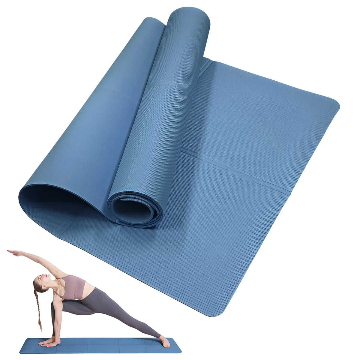 4mm EVA Yoga Mat – Anti-Slip Fitness & Exercise Mat