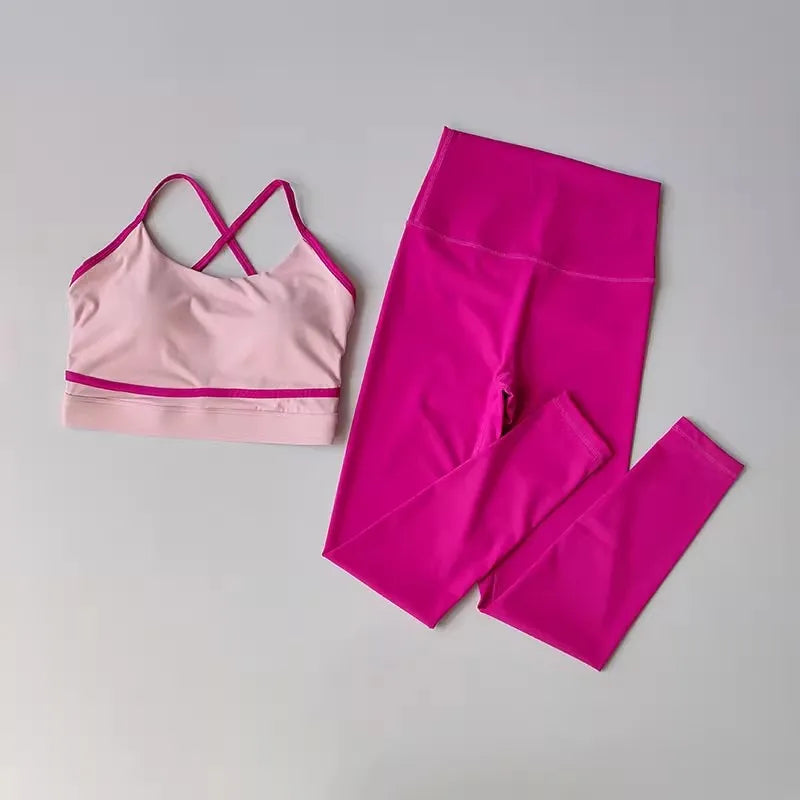 Women’s 2-Piece Yoga Set – High-Waist Activewear