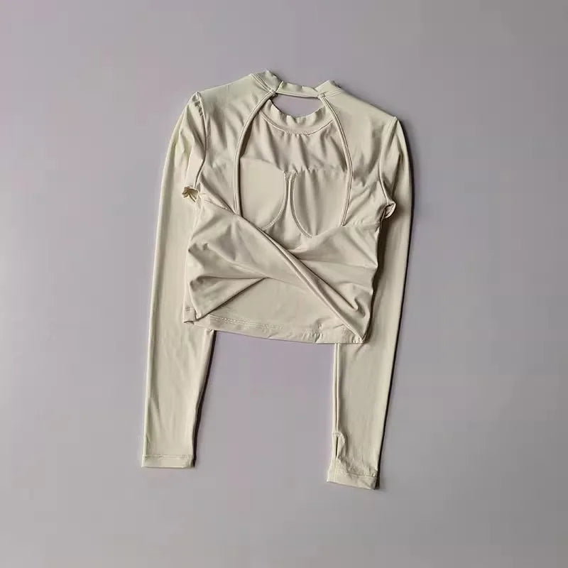 Backless Sports Top – Slim Fit & Quick-Dry