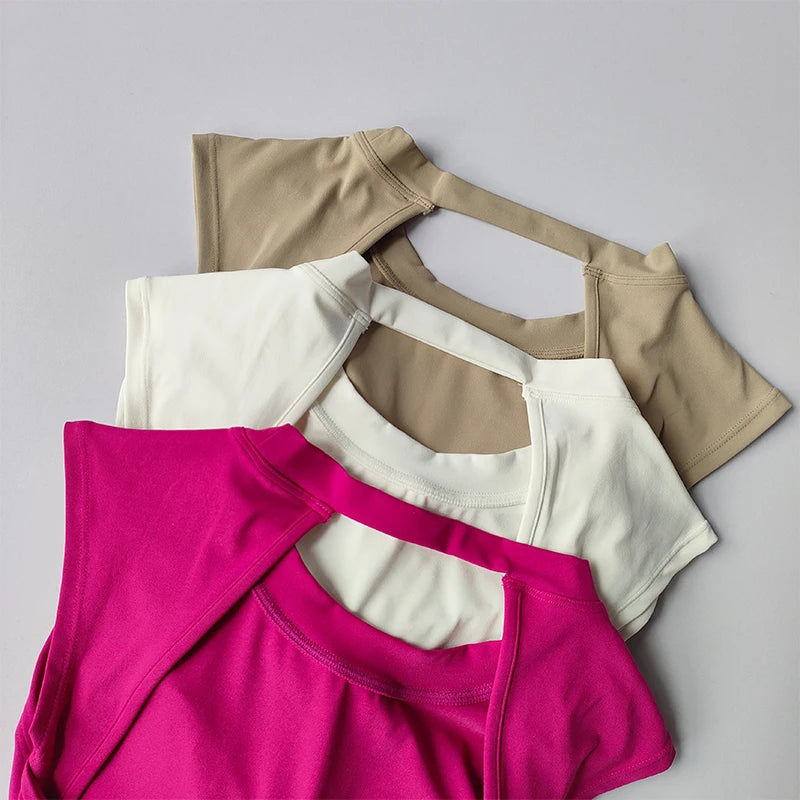 Backless Sports Top – Slim Fit & Quick-Dry