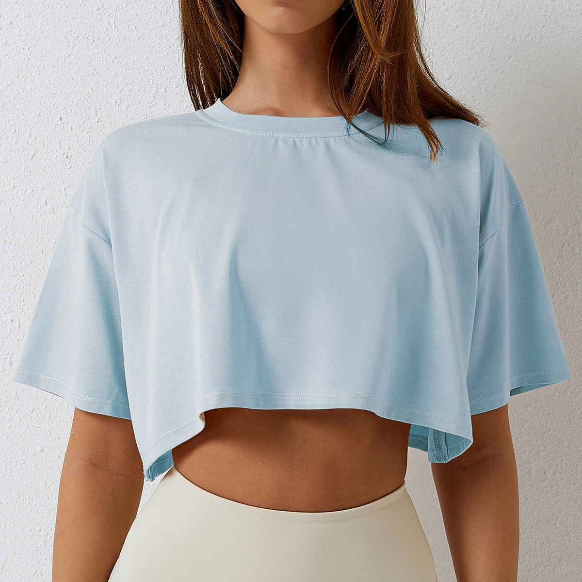 Women’s Cotton Crop Top – Breathable & Stylish