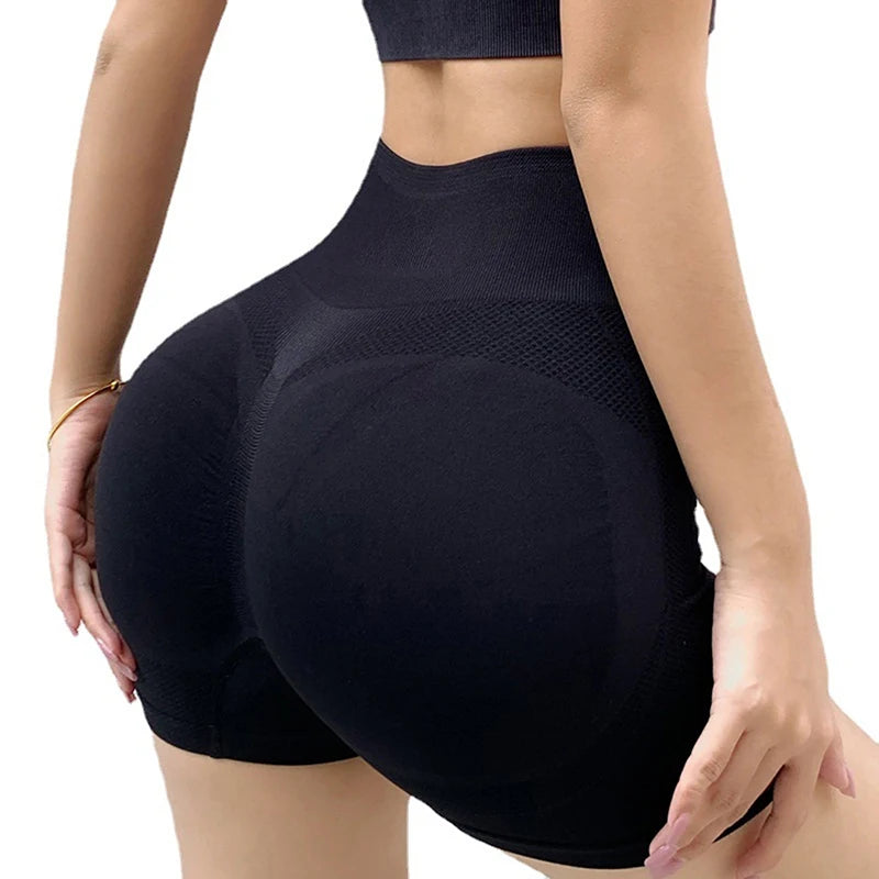 High-Waist Fitness Shorts – Lift & Move Freely