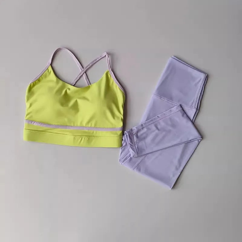 Women’s 2-Piece Yoga Set – High-Waist Activewear