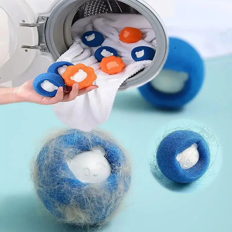 Reusable Pet Hair Remover Balls – Laundry Fur Catcher