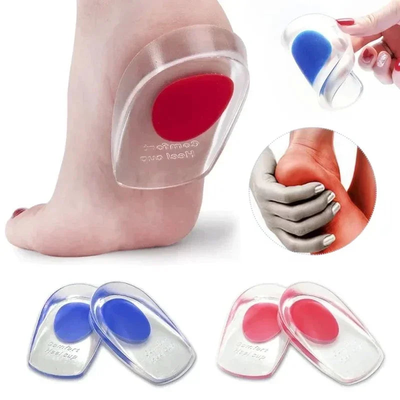 Silicone Gel Heel Cushions – Pain Relief & Comfort