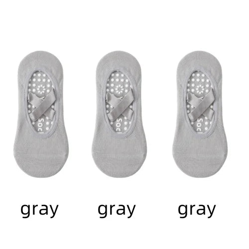 Women’s Anti-Slip Yoga Socks – Silicone Grip & Breathable